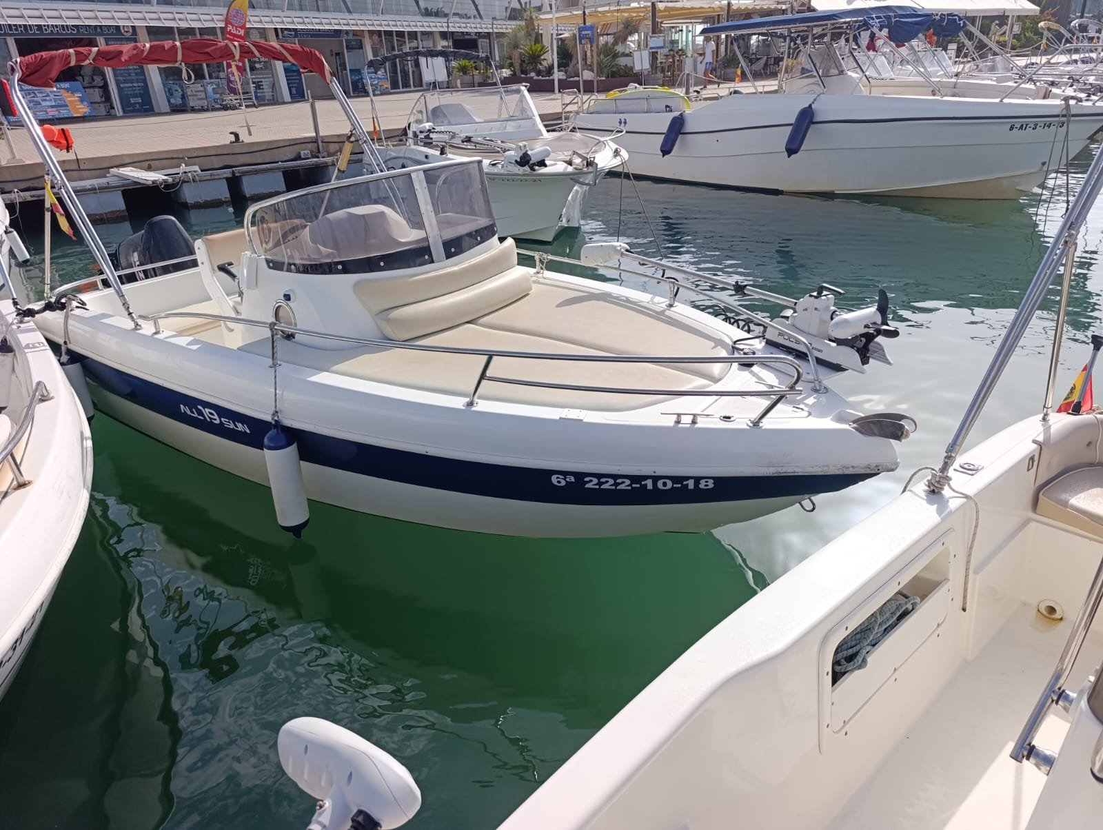  VENTA BARCO OCASIÓN ALLEGRA 19 SUN 